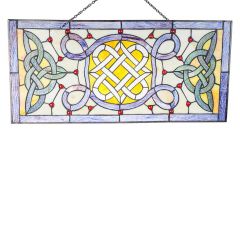 Celtic Stained Glass Window